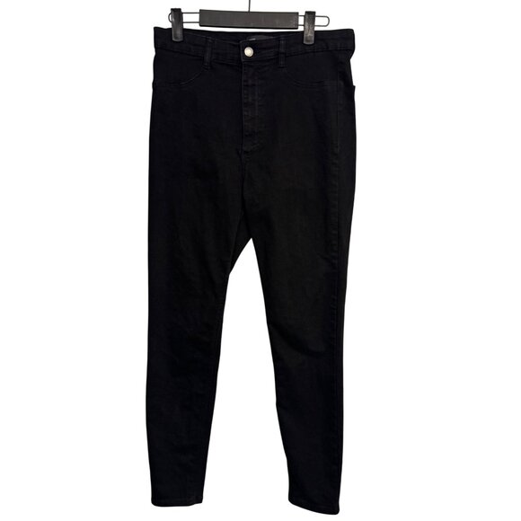 2/$30 ZARA Womens 10 Black Denim Skinny Jeans - Picture 1 of 15
